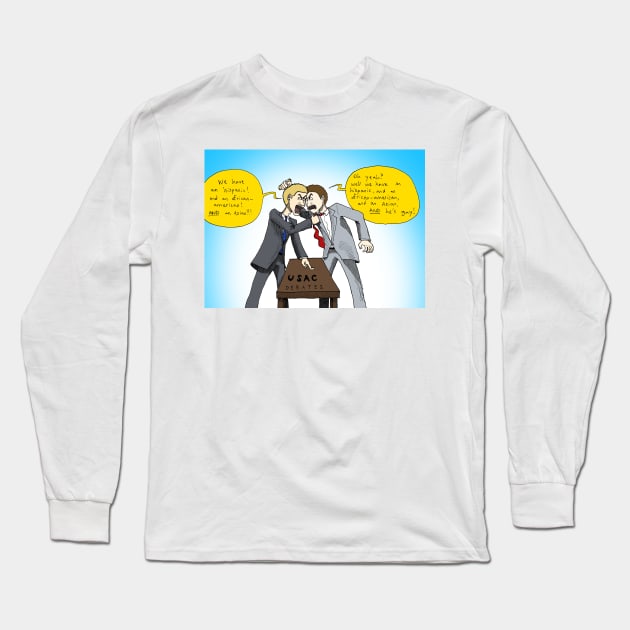 USAC Elections Tokenization Long Sleeve T-Shirt by Felipe.Makes.Cartoons